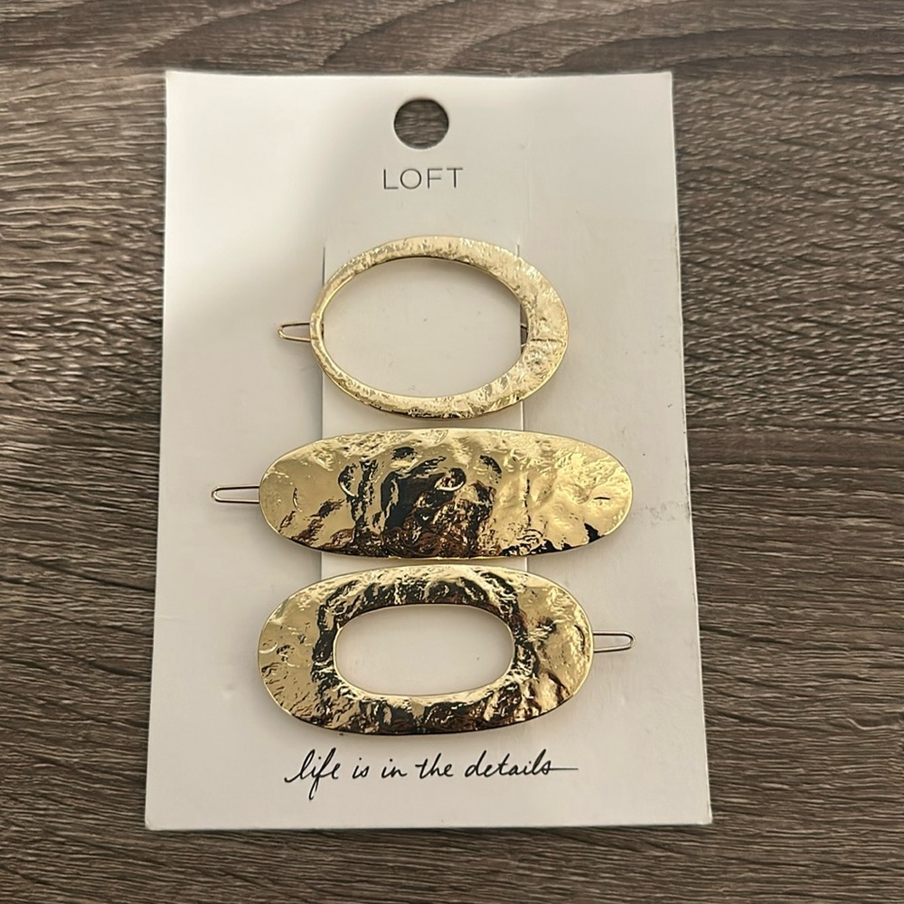 LOFT Set of 3 Hair Clips